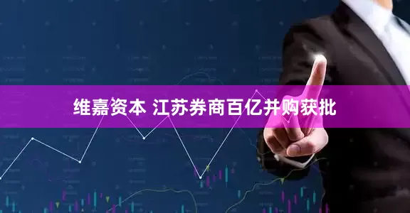 维嘉资本 江苏券商百亿并购获批